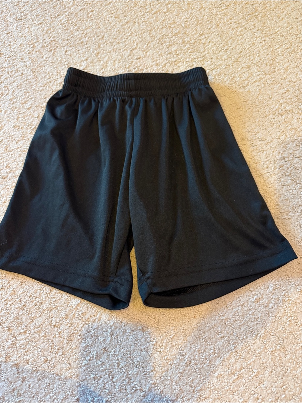 Boys Black Athletic Shorts